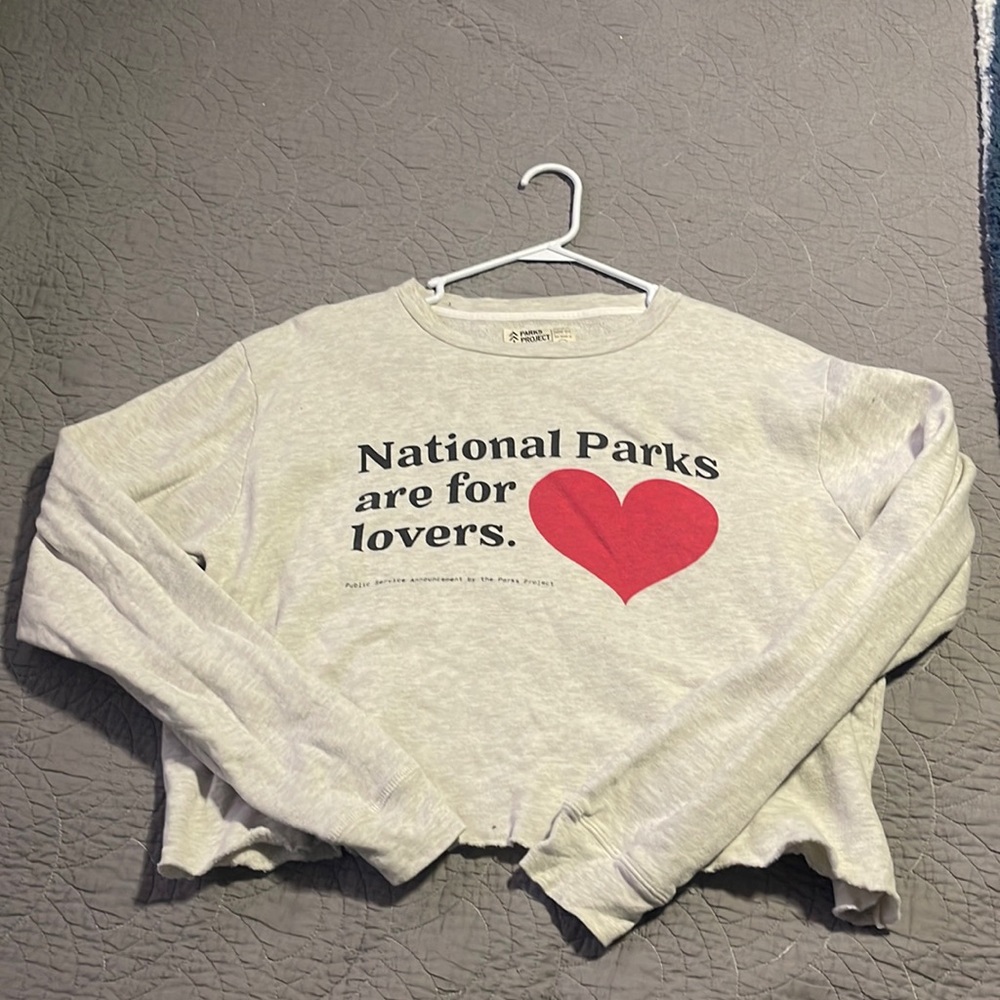 Parks project national parks lover sweatshirt size large